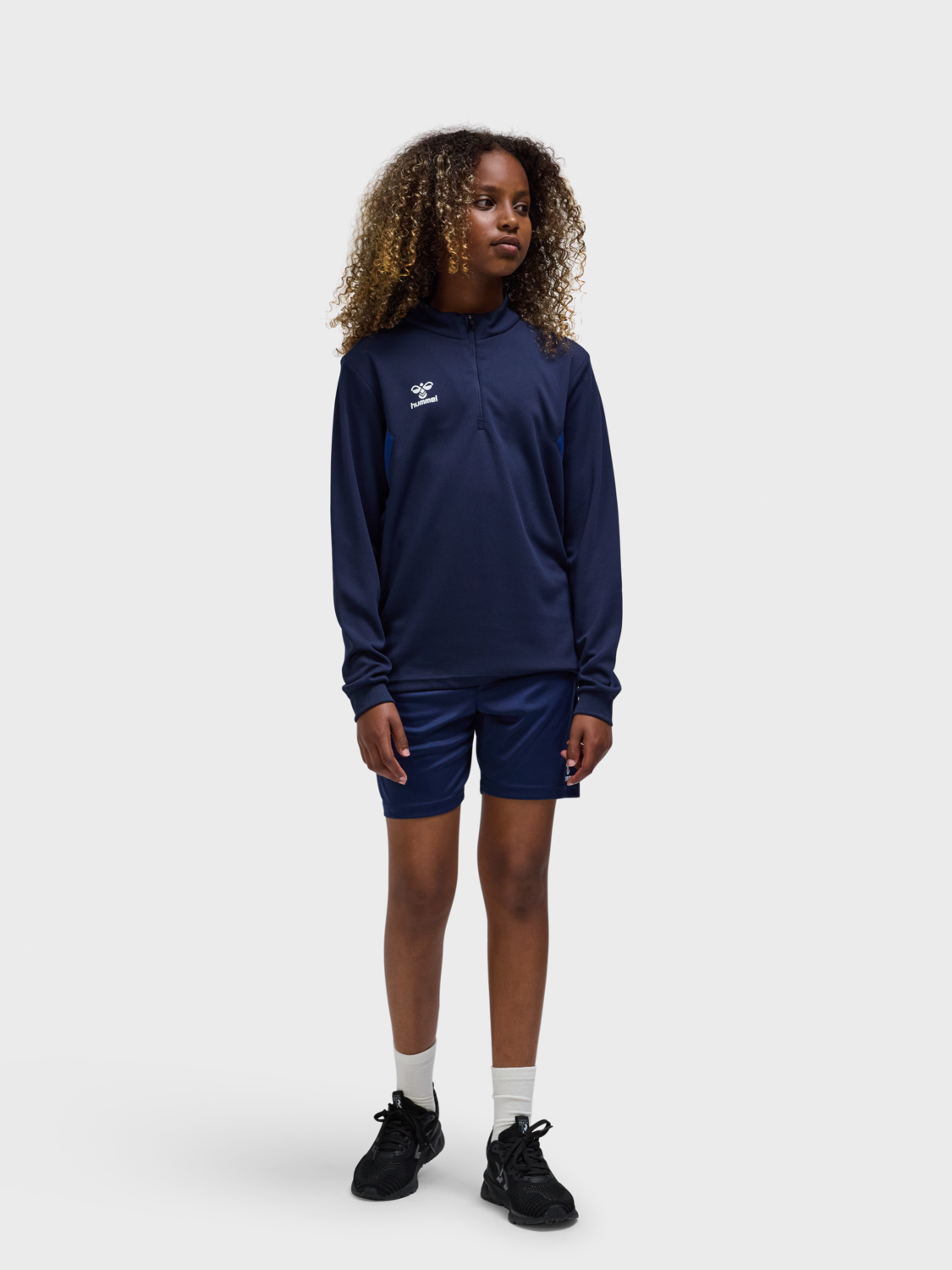 hmlAUTHENTIC HALF ZIP SWEAT KIDS