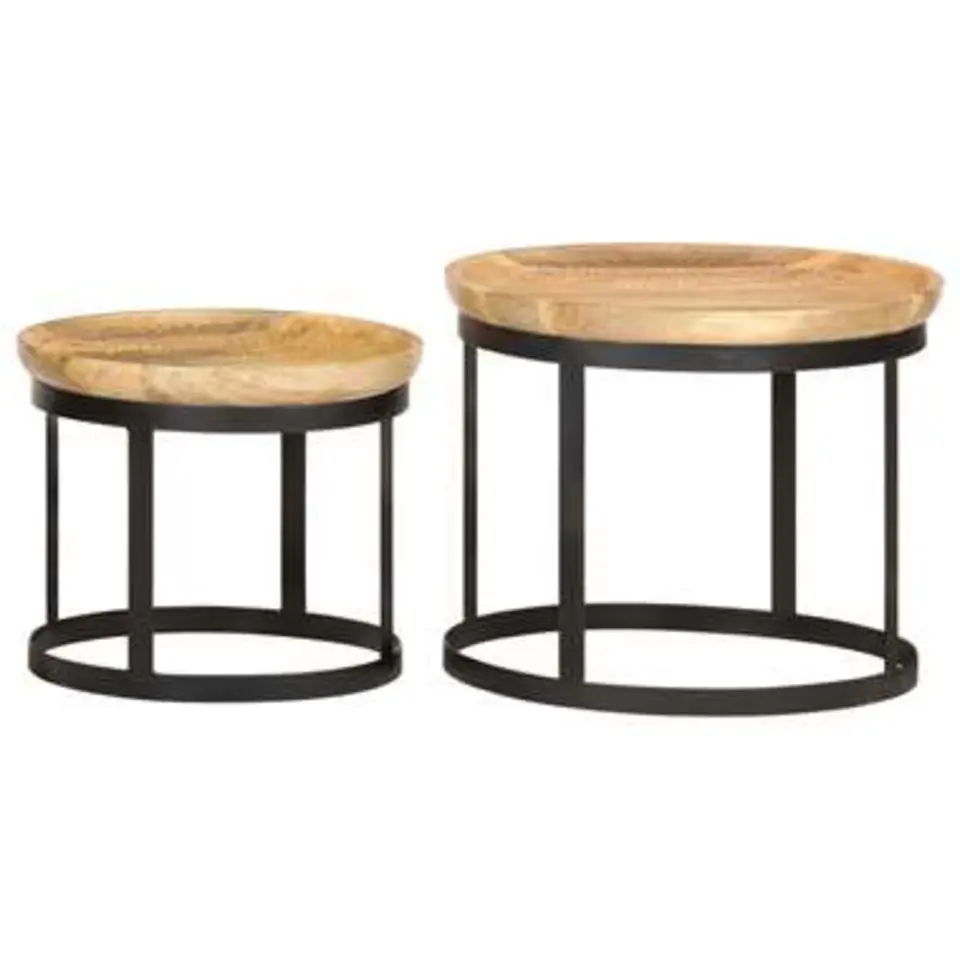 vidaXL - Bijzettafel - Bruin - Hout