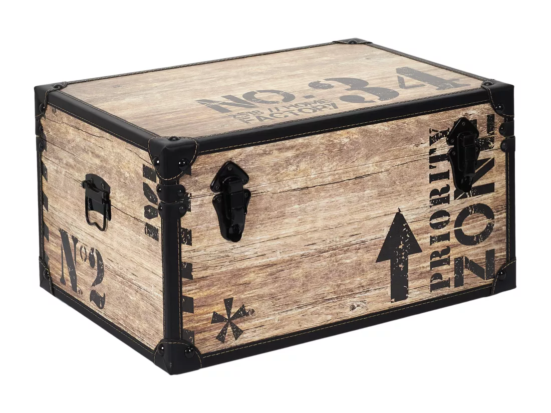 Malles Deco Indus Marron, Noir