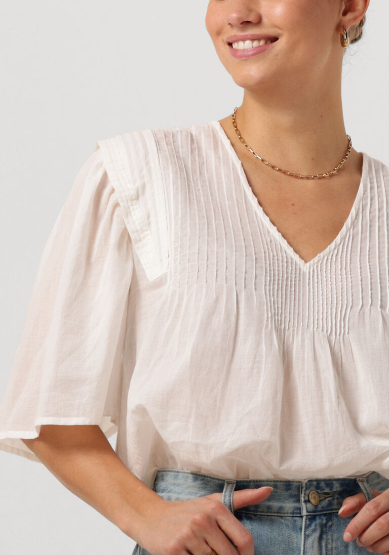CIRCLE OF TRUST ecru circle of trust top terri blouse