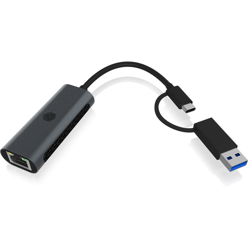 Icy Box Gigabit Ethernet LAN Adapter USB IB-LAN301-C3, 1.2 m
