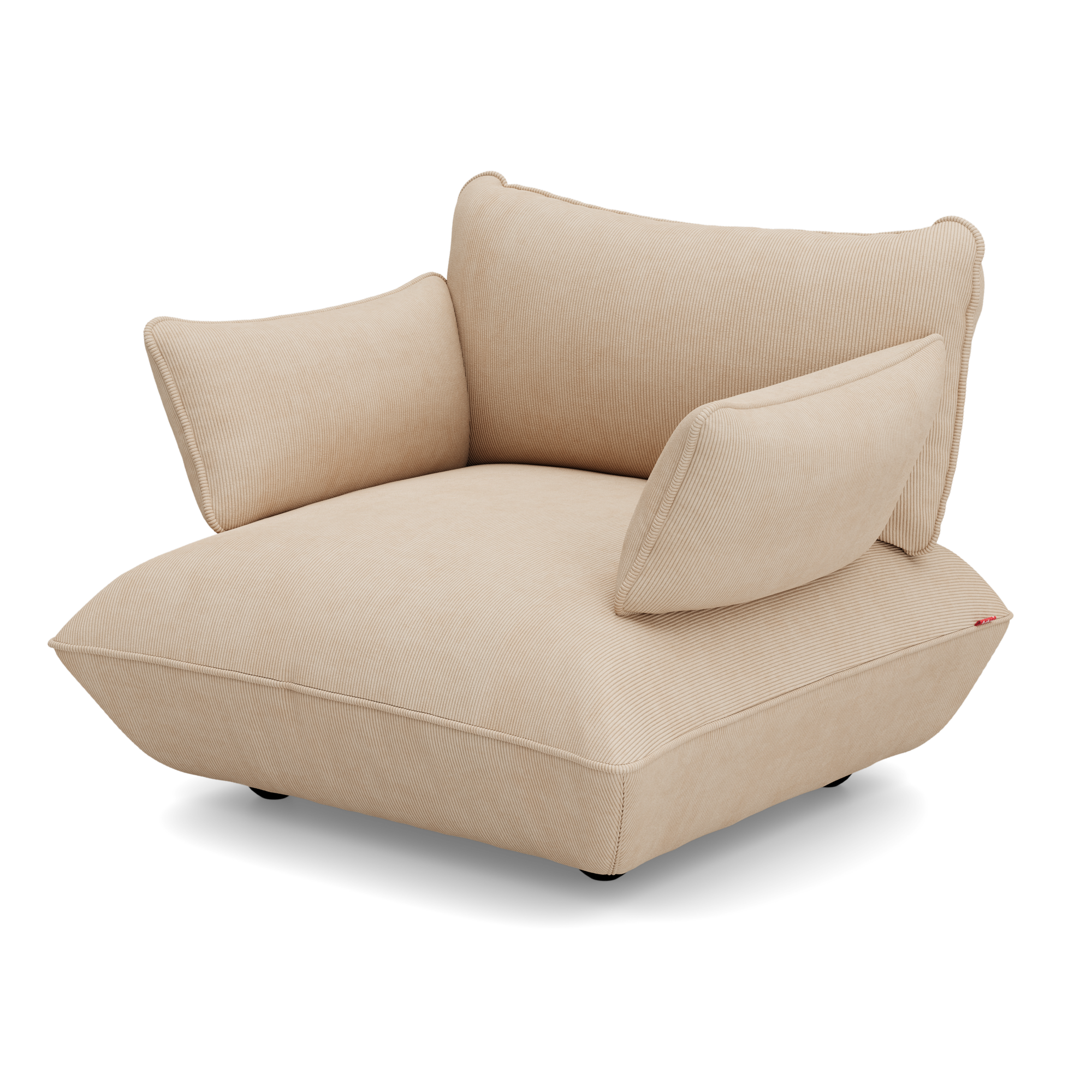 Fauteuil Sumo loveseat cord recycled beige