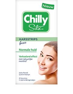 Chilly Silx Harsstrips Gezicht Normale Huid 20ST