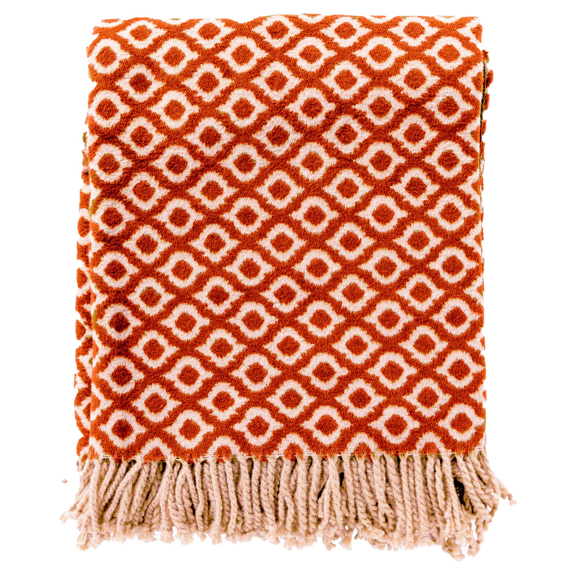 ISABELLA | Plaid | 150x200 cm Potters Clay | Oranje | Uni | Hoii