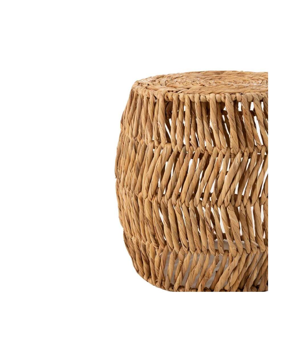 Paris Prix - Tabouret Rond Design maurice 42cm Naturel