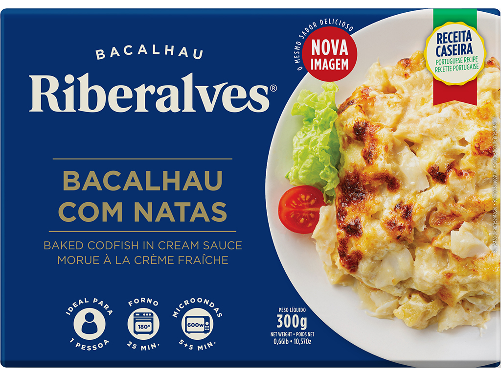 BACALHAU COM NATAS RIBERALVES 300G