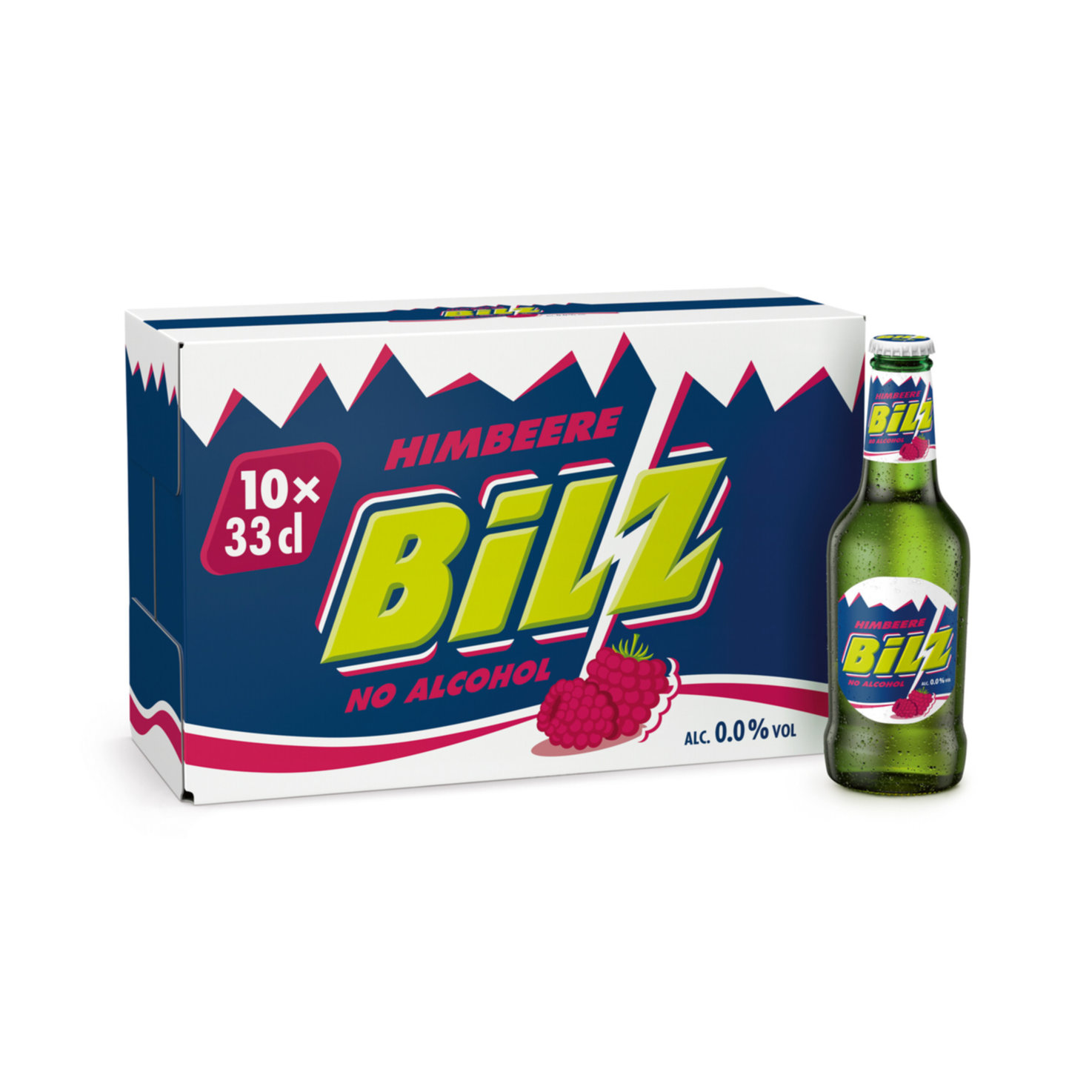 Bilz Himbeere Alkoholfrei Biermischgetränk 10x33cl -330cl
