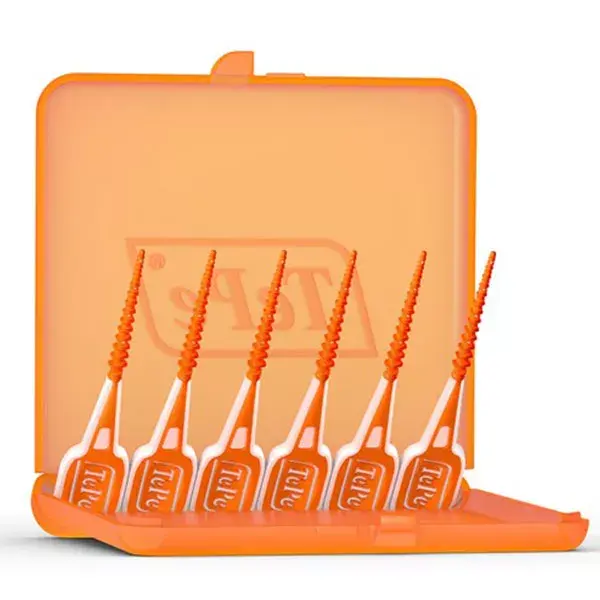 TePe Easy Pick Cure-Dents Silicone Orange XS/S 36 unités
