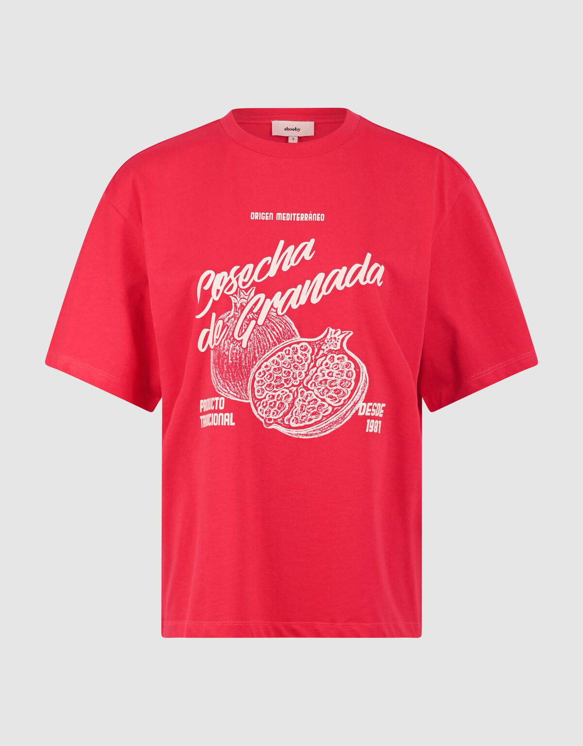 Granada Artwork T-shirt Rood
