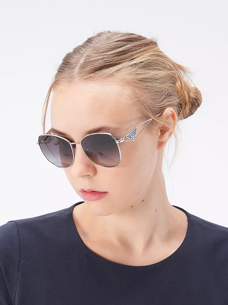 PRADA Sonnenbrille 0PR57Y/57 silber