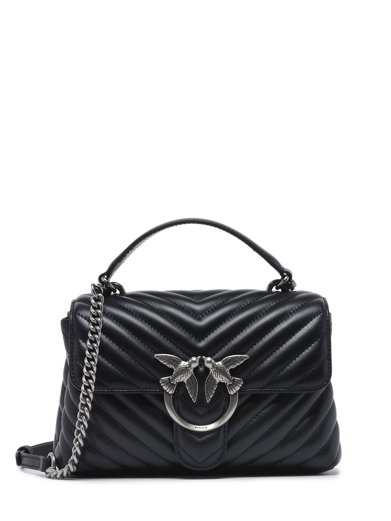 Sac bandoulire Love bag quilt cuir PINKO