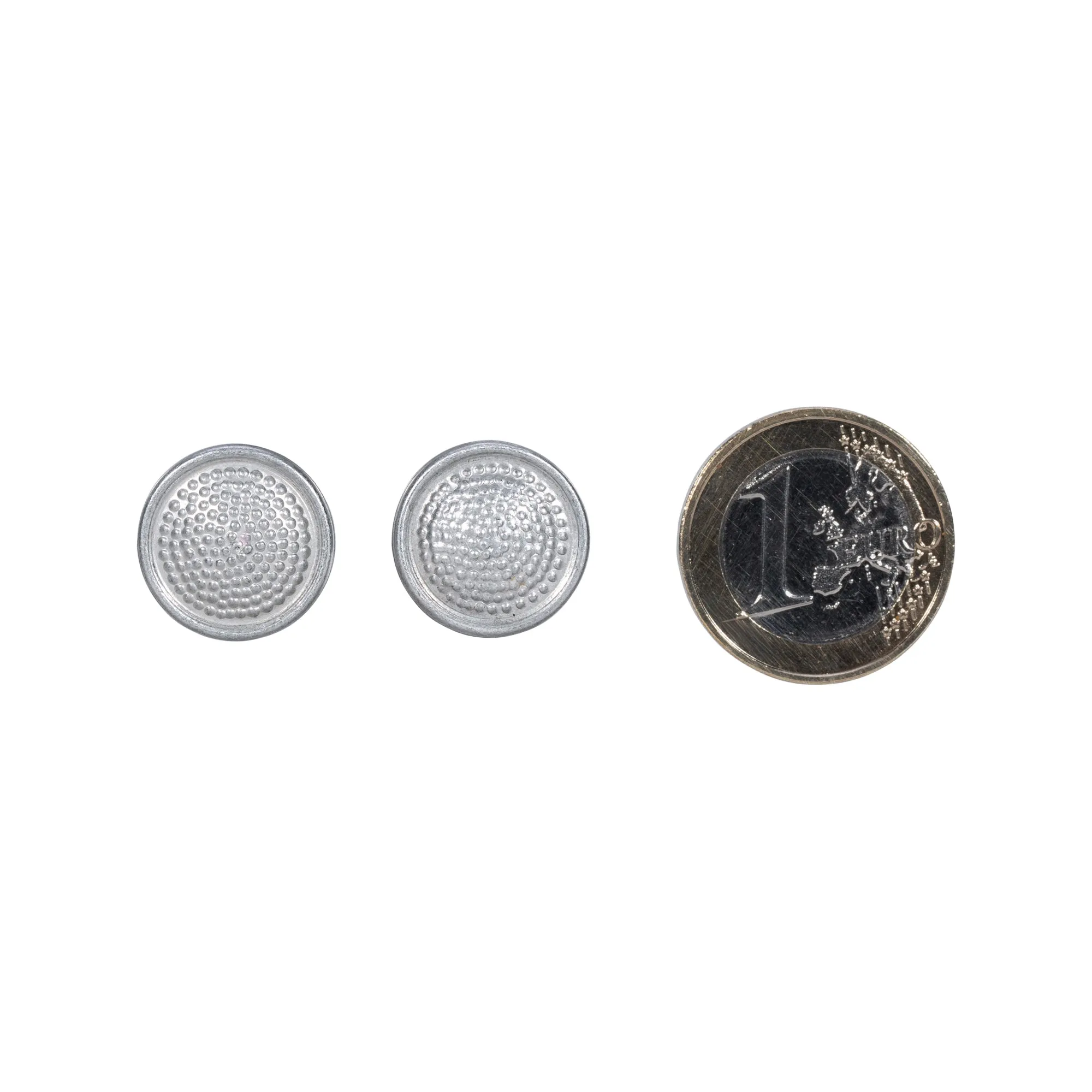 NVA -  NVA Schulterklappenknopf Alu 16mm 2er Pack