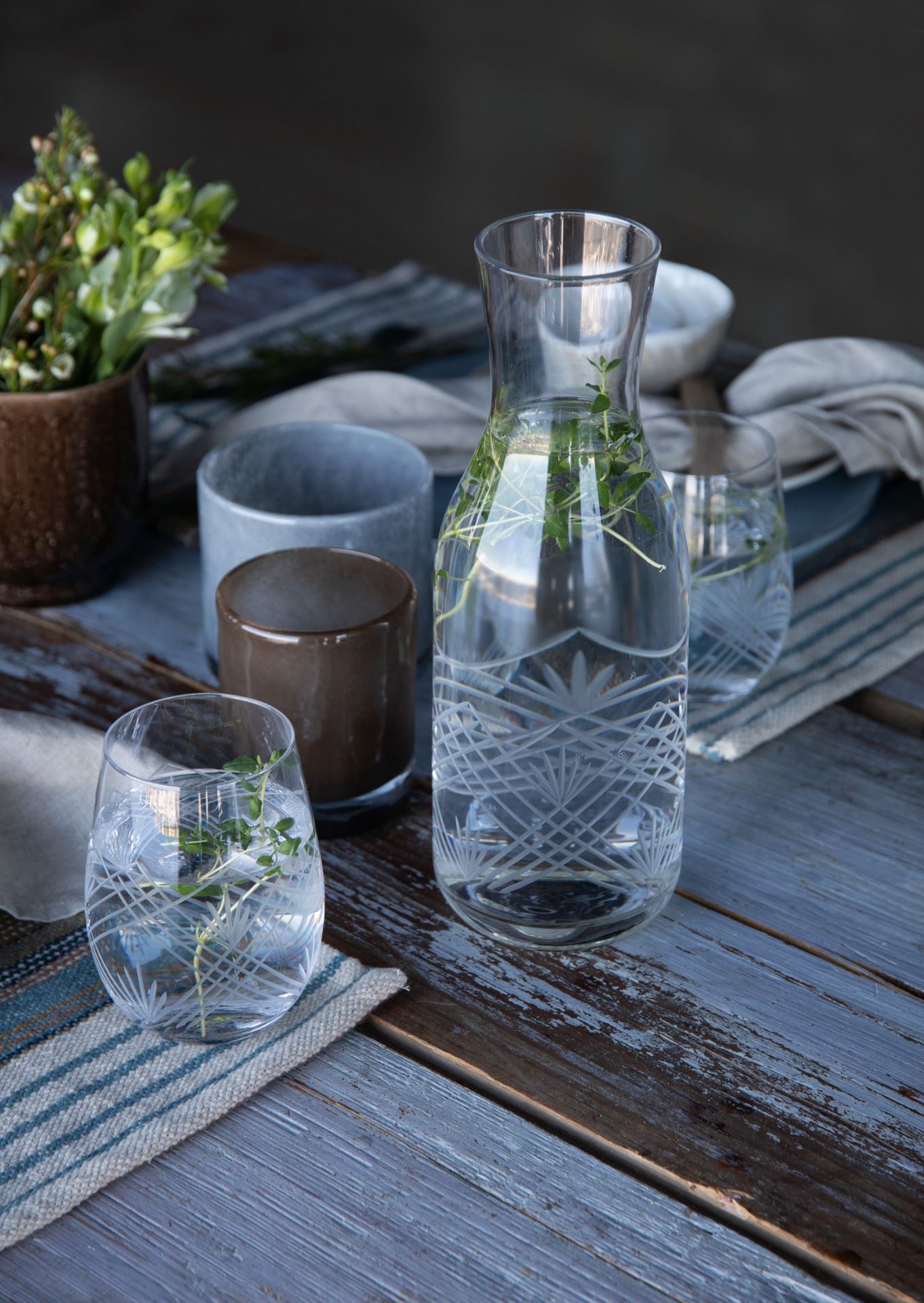 Vannkaraffel transparent - 1300ml