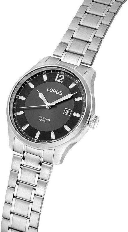 Lorus - RH995QX9 - Herenhorloge - Grijs - Titanium - 10 ATM Waterdicht