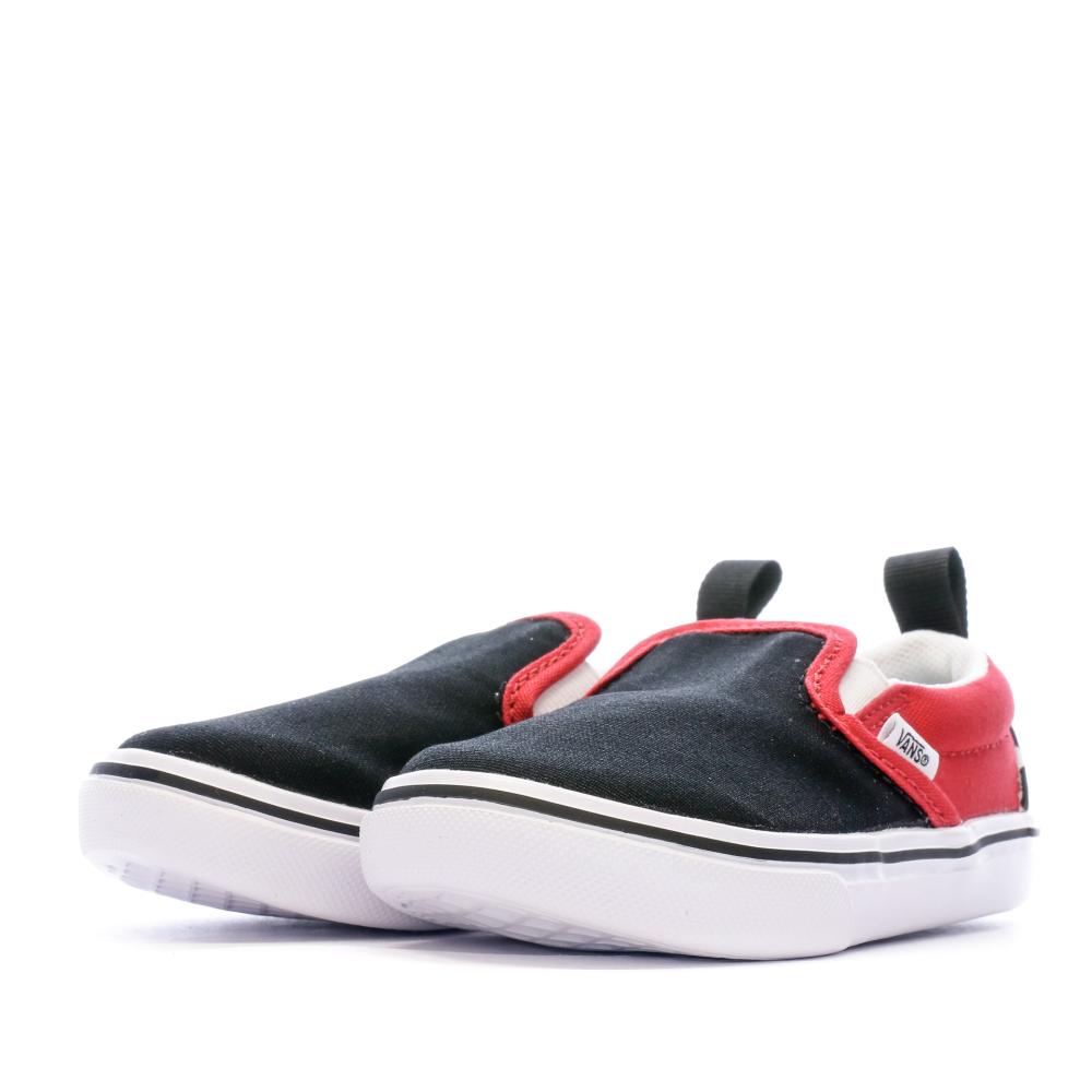 Vans Baskets Noir/Rouge Garçon Vans Comfy
