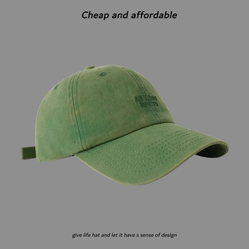 Alpha Kiss - Baseballpet met geborduurde letters