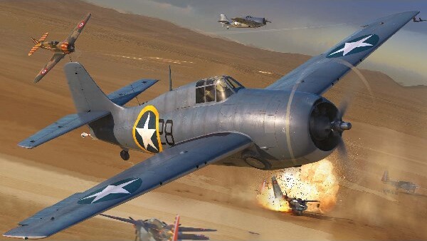 Airfix - F4F-4 Wildcat Fly Byggesæt - 1:72 - A02070A