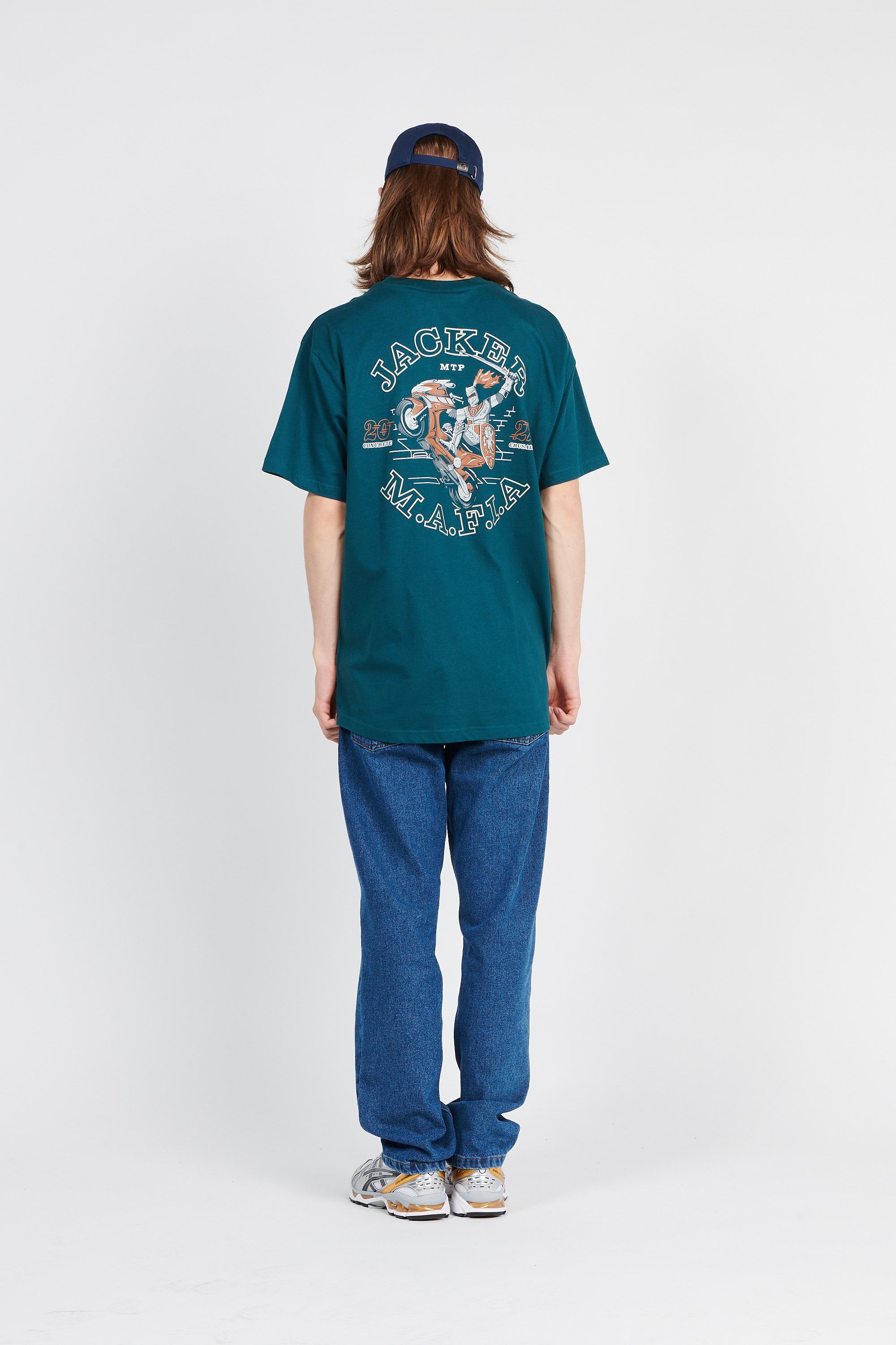 JACKER T-shirt Crusades Bleu