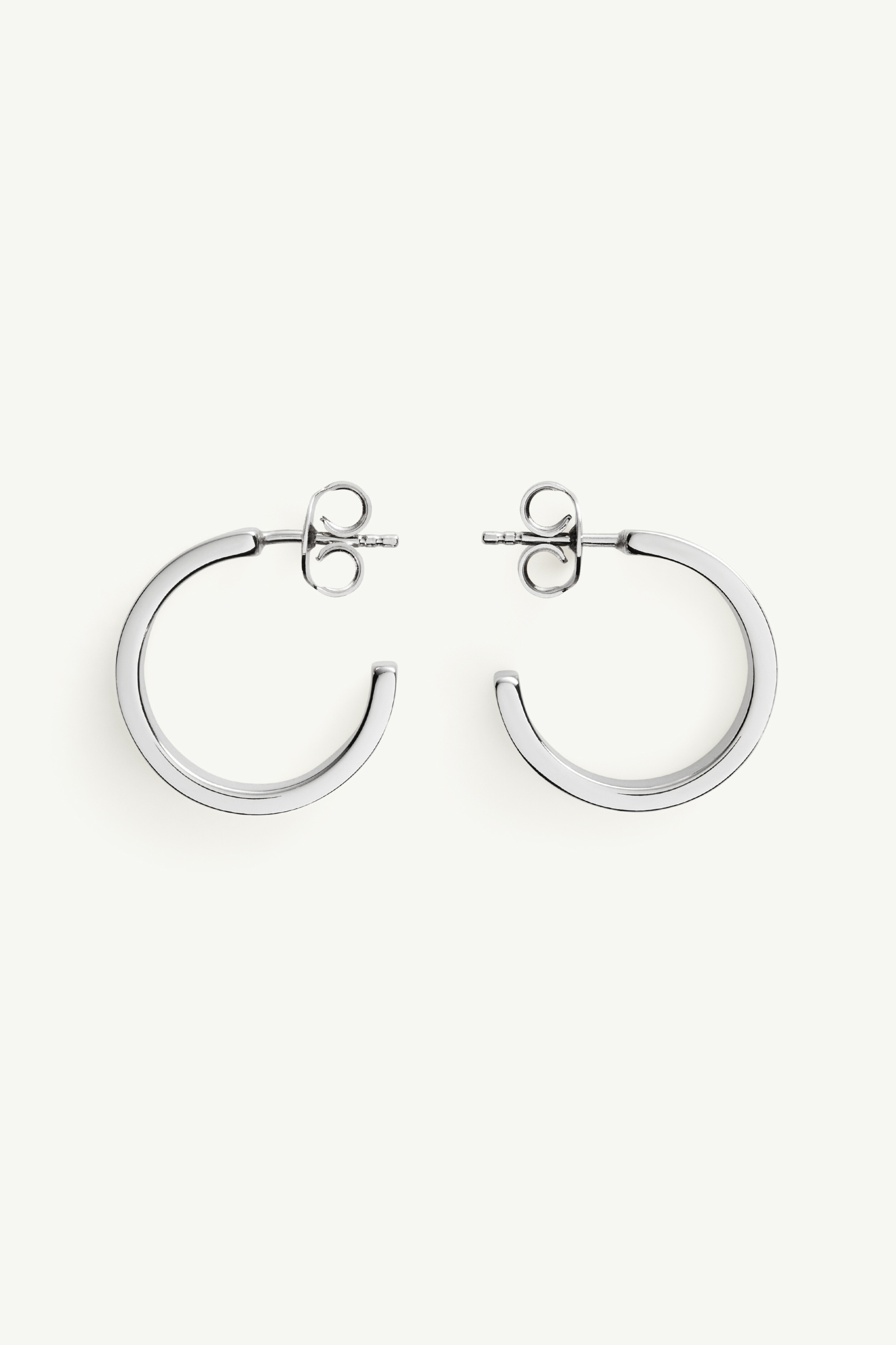 Boucles d'oreilles en laiton gravée Polished palladio