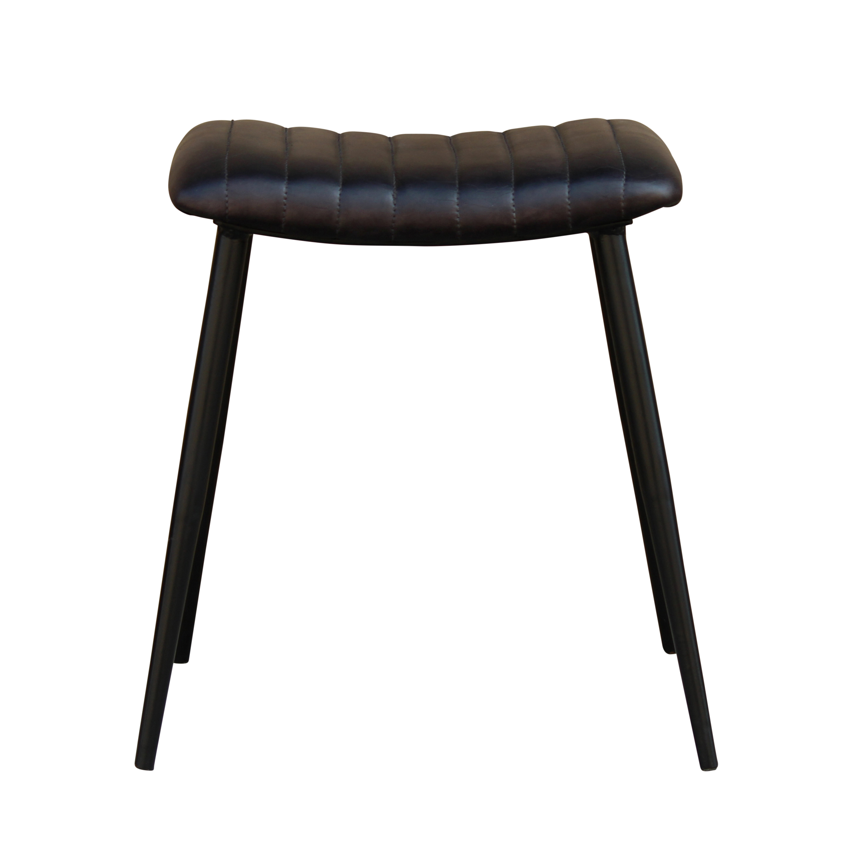 Hocker Leder Vintage MAELLE