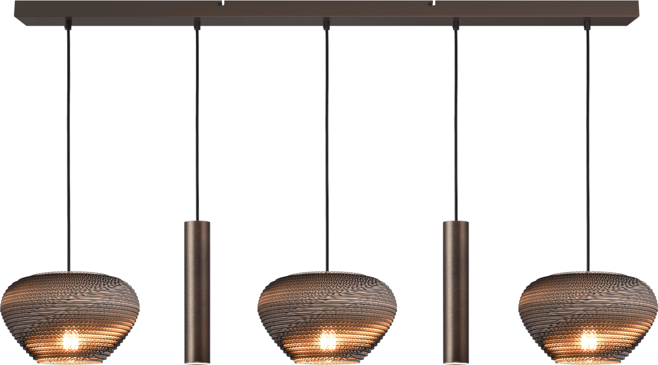 Hanglamp 2511-15-130-5-RC2-29 Cartone B130 x D8 cm