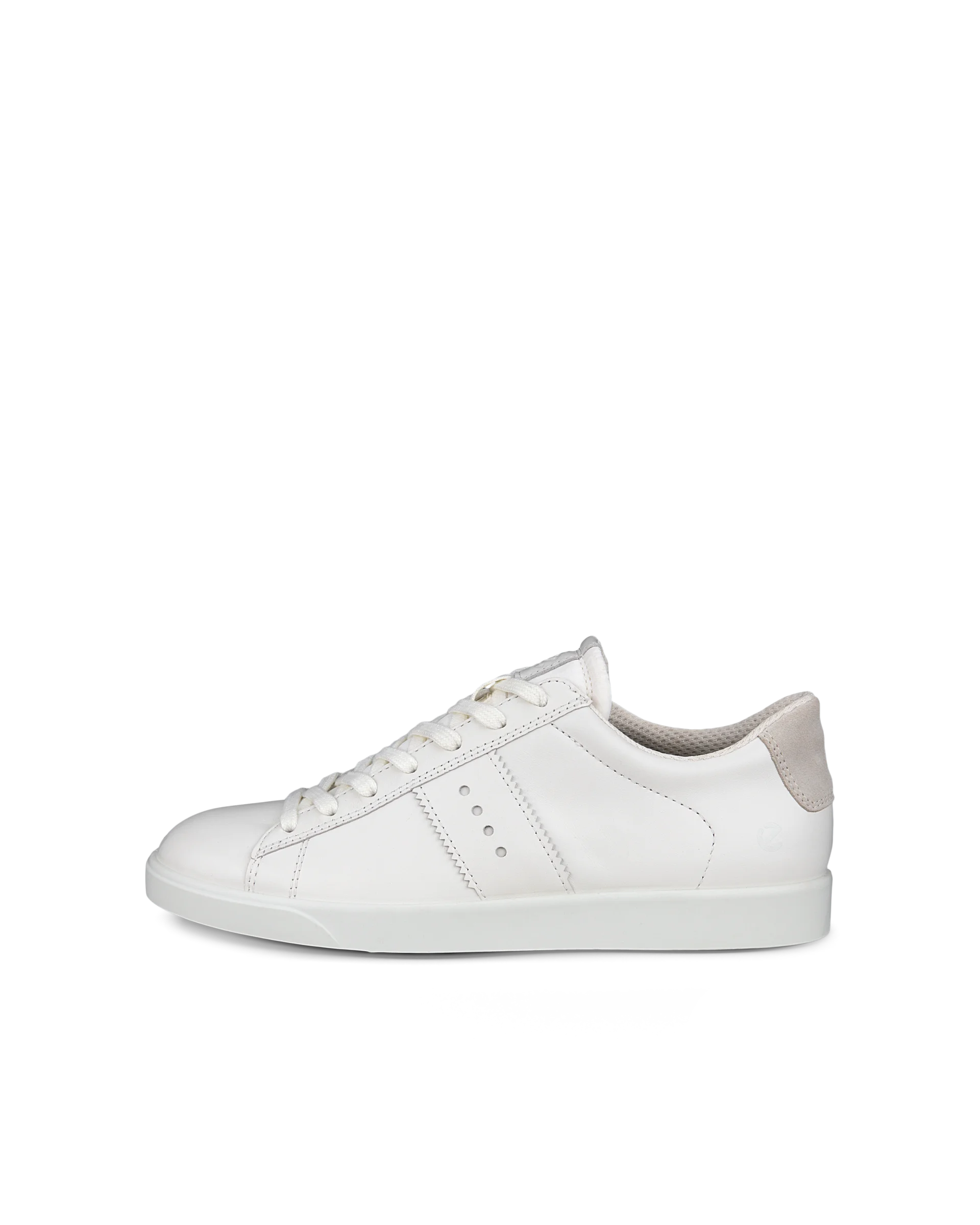 ECCO STREET LITE W Damen Ledersneaker Weiß