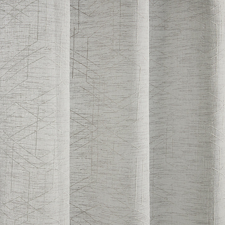 Voilage Kiya 260x140 cm Gris GoodHome