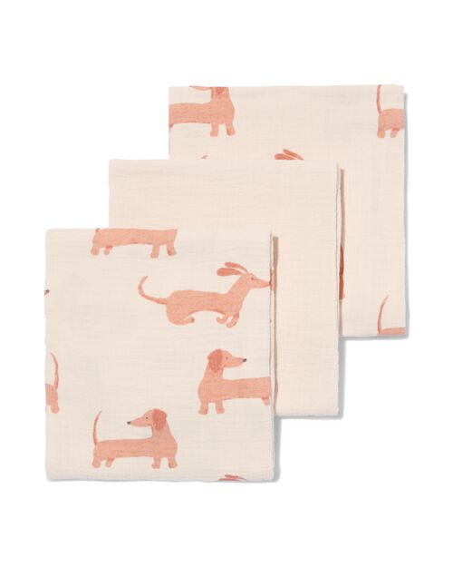 3 linges hydrophiles 60x60 chien