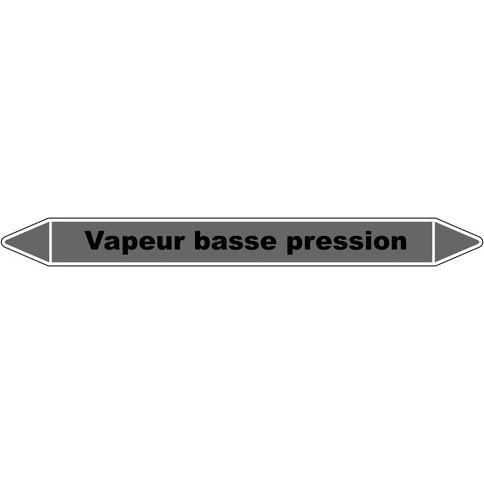 Marqueur Tuyaux - Vapeur basse pression - Vinyle Laminé
