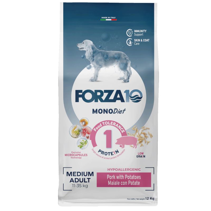 Forza 10 Medium Diet Low Grain porc