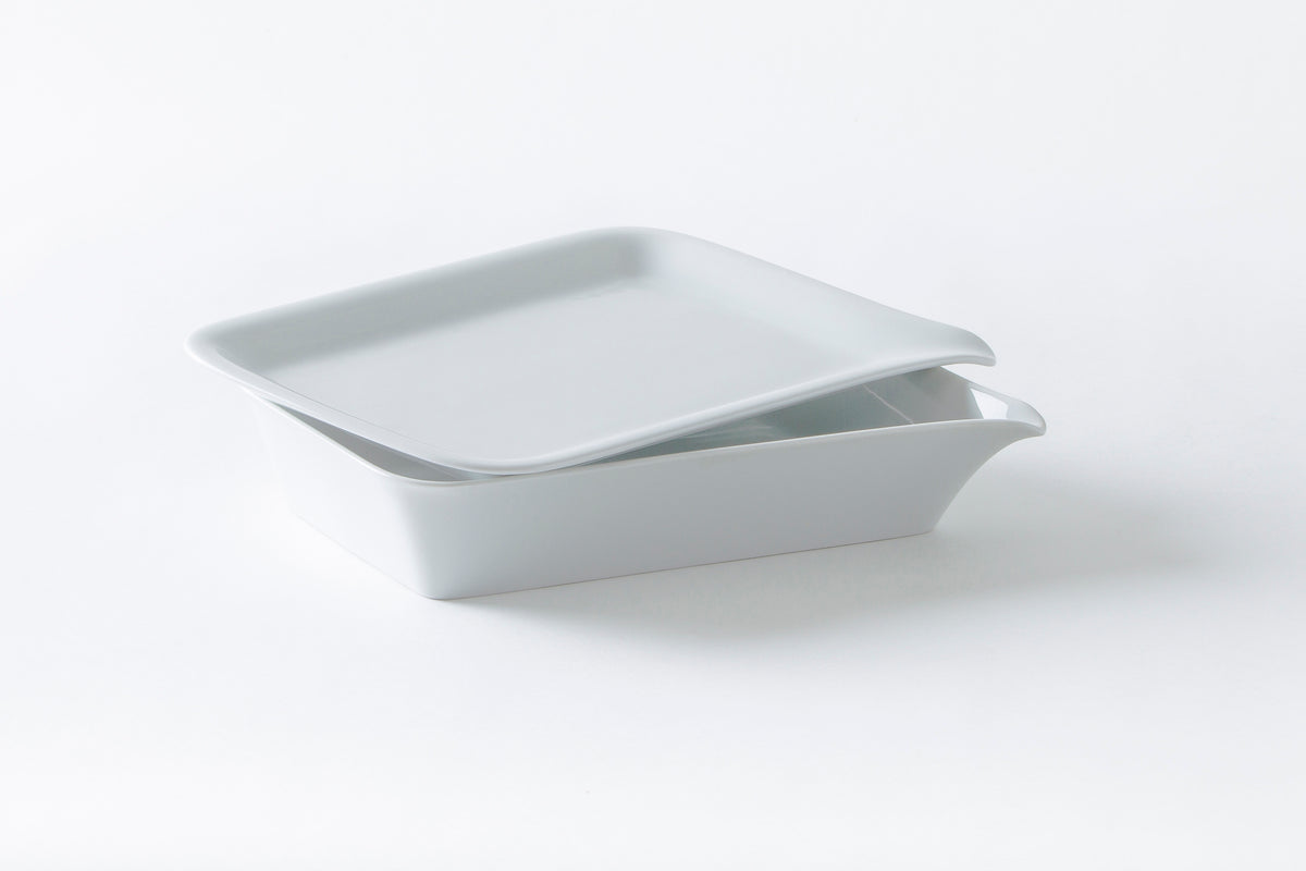 KAHLA BBQ Grillschale + Platte 28x19 cm weiß
