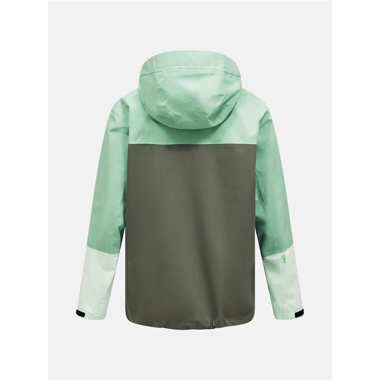 Peak Performance M Trail Hipe Shell Jacket Peppermint/Pine Needle
