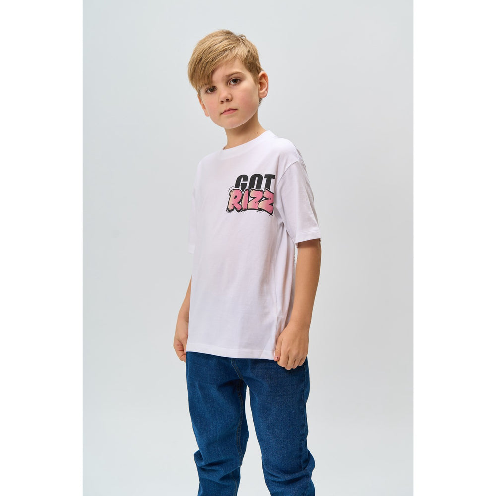 Køb The New Bright White Regan Oversize S_S Tee