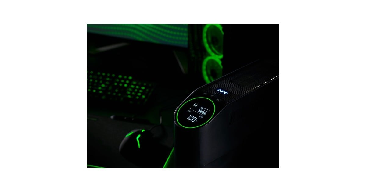 APCBack-UPS Pro Gaming BGM2200B-GR ups  (Zwart, 2200VA/1320W, 4x Schuko & 2x C13 uitgang, 3x USB charger, USB dataport)