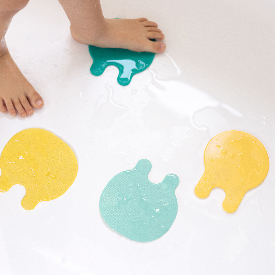 Quut mini badmatjes grippi - minty yellow