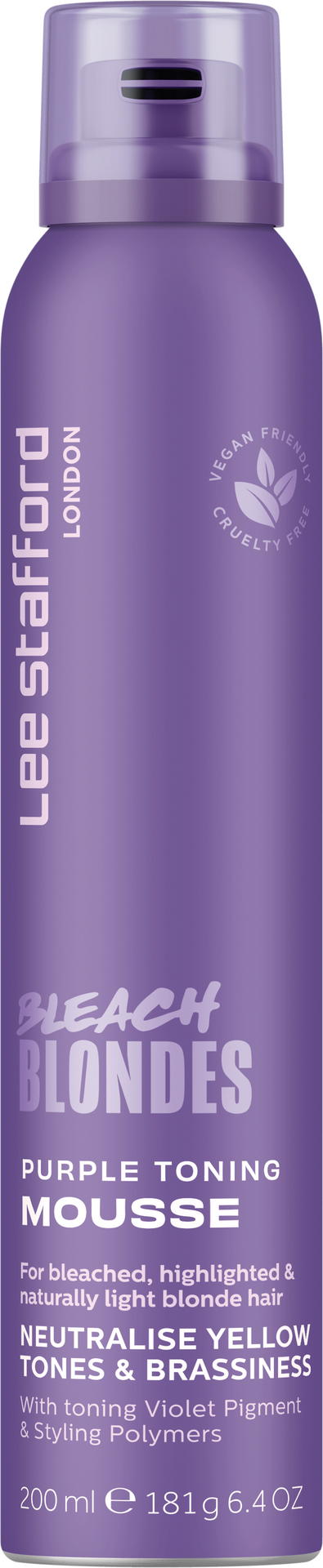 Lee Stafford Bleach Blondes Purple Toning Mousse 200ml