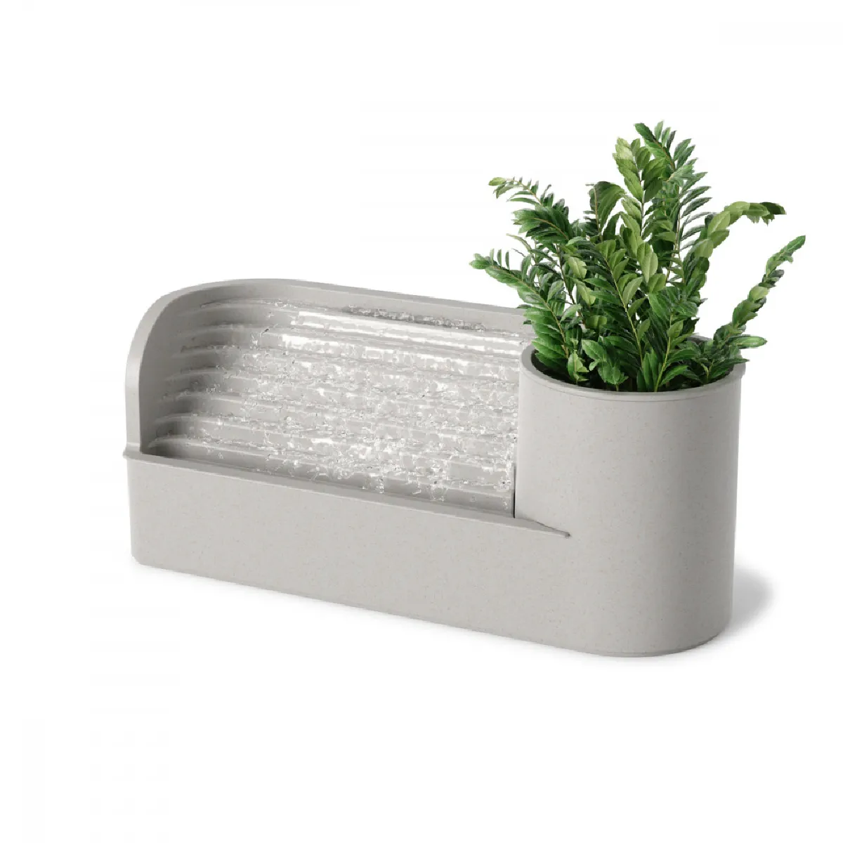 UMBRA Fontaine avec rangement intégré Stream - Gris