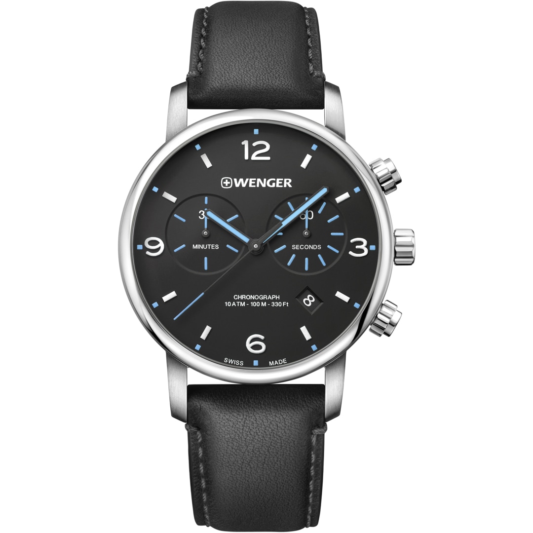 Wenger Urban Metropolitan Chrono Schwarz Ø 44mm