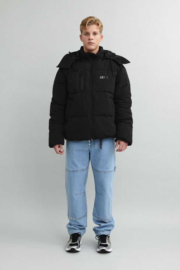Barfod Excursion'' Boxy Logo Puffer Jacke Black