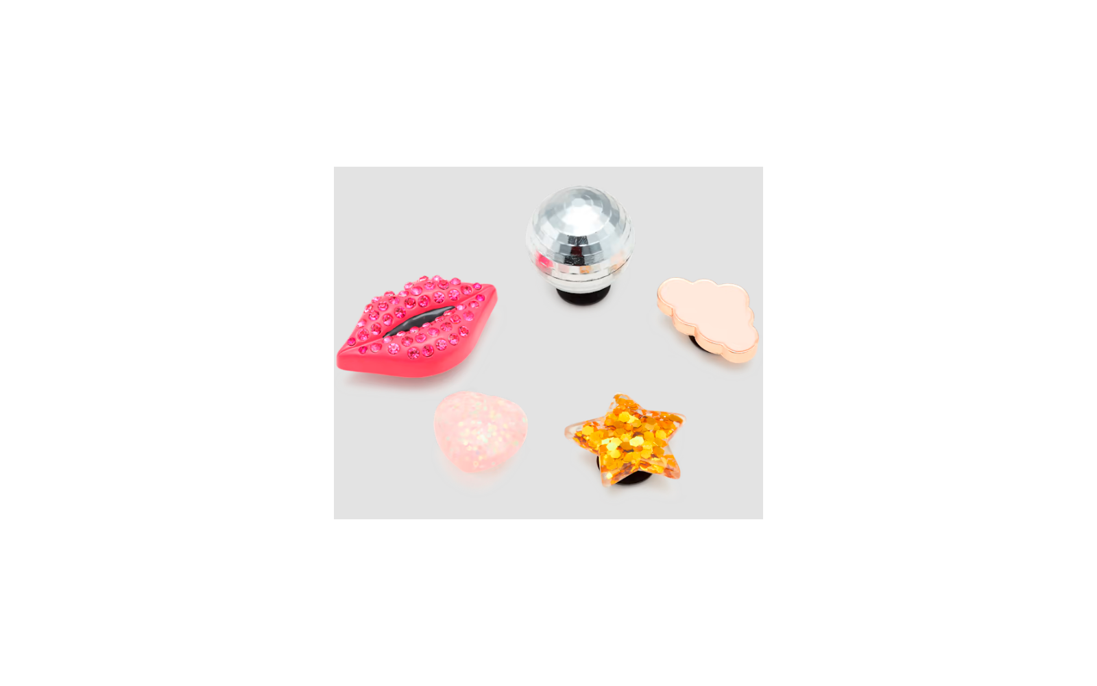 Crocs Jibbitz Disco Girlie Schuhanstecker 5er Pack