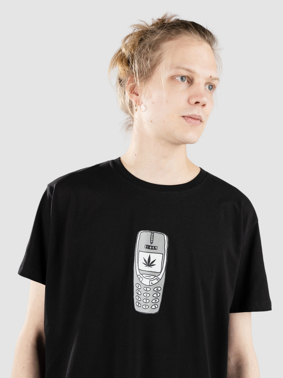 Ice Cream SB Phone Logo T-Shirt black