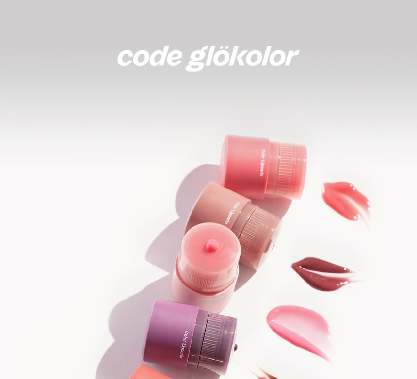 CODE GLOKOLOR - Kleur Lipcerin - 6 kleuren