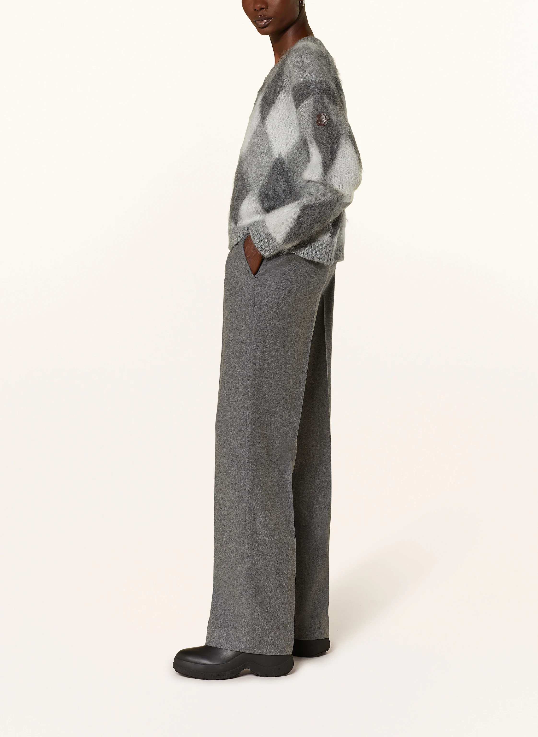 MONCLER Flanellhose