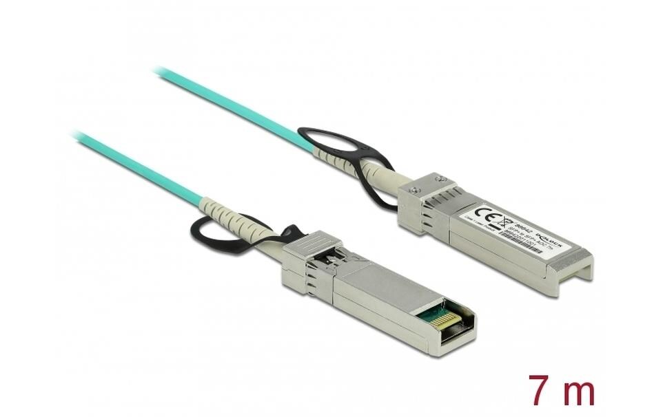 Direct Attach Kabel 10 Gbps SFP+/SFP+ 7 mDelock Aktives Optisches Kabel SFP+ 7 m