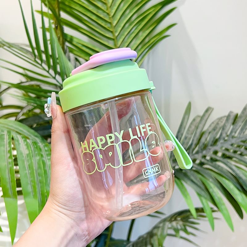 Fenmo - Belettering Tritan Plastic Proteïne Shaker Drinkfles