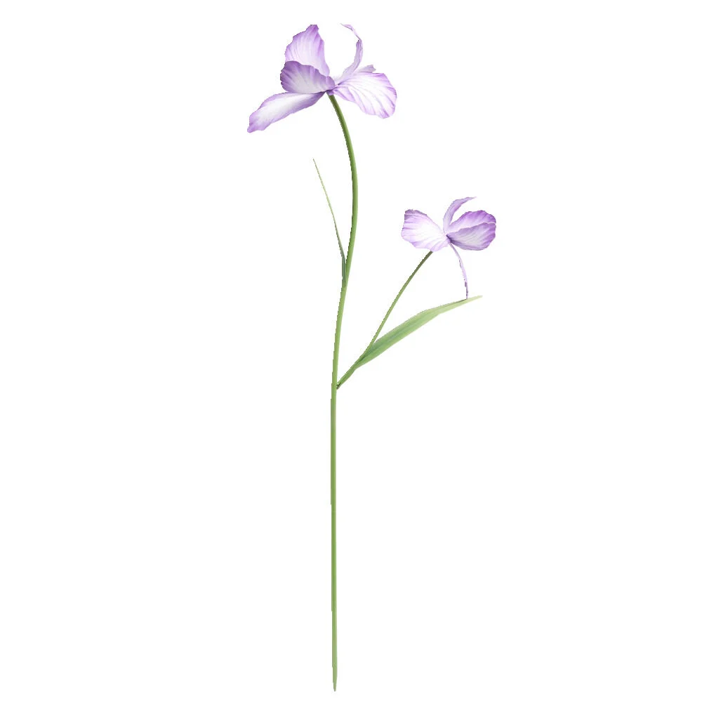 Fleur à planter iris en métal H99cm (3 modèles)