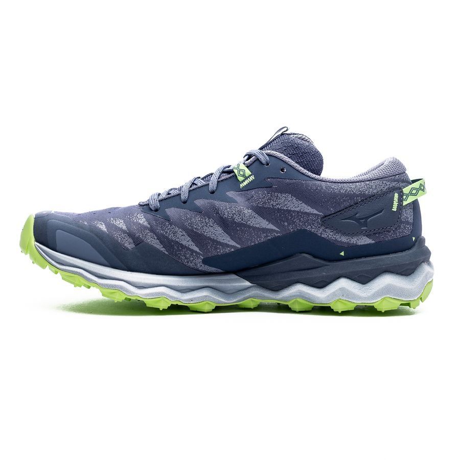 Mizuno Chaussures de Running Wave Daichi 7 - Bleu/Bleu/Vert Femme