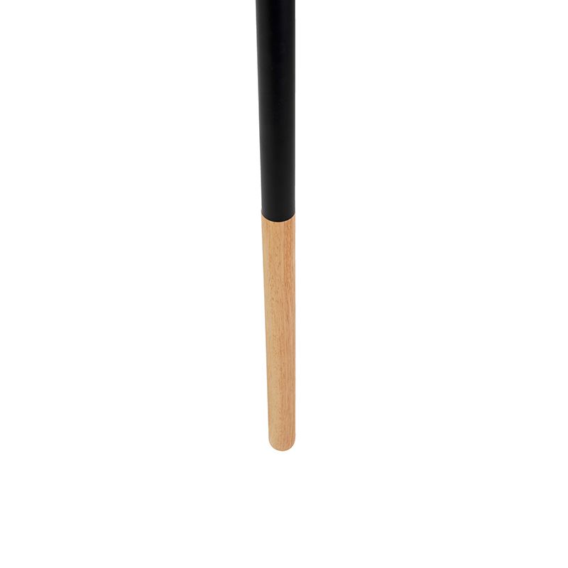Set van tafel- en vloerlamp met kap zwart - Pip