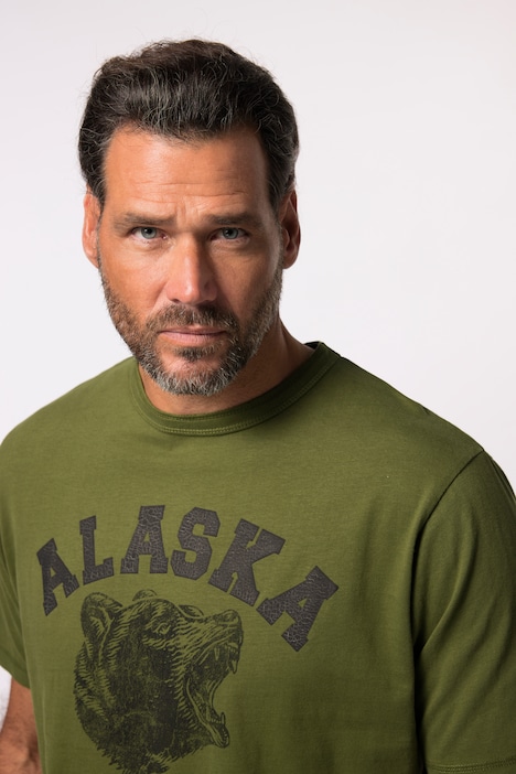 JP 1880 T-Shirt, Halbarm, Brustprint, bis 8 XL