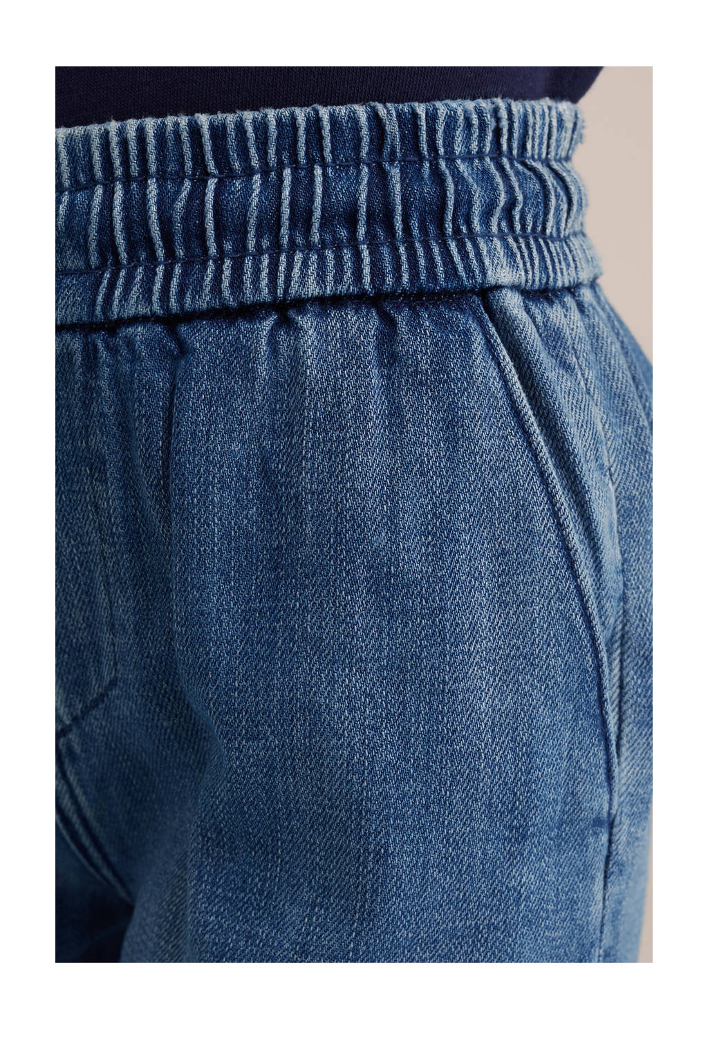 WE Fashion high waist loose fit jeans easy blue denim